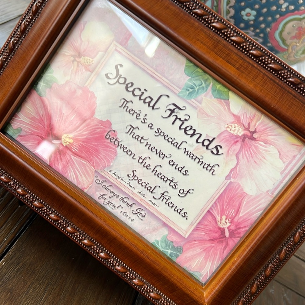 Sankyo musical jewelry box “special friends” plays “that’s what friends are for”